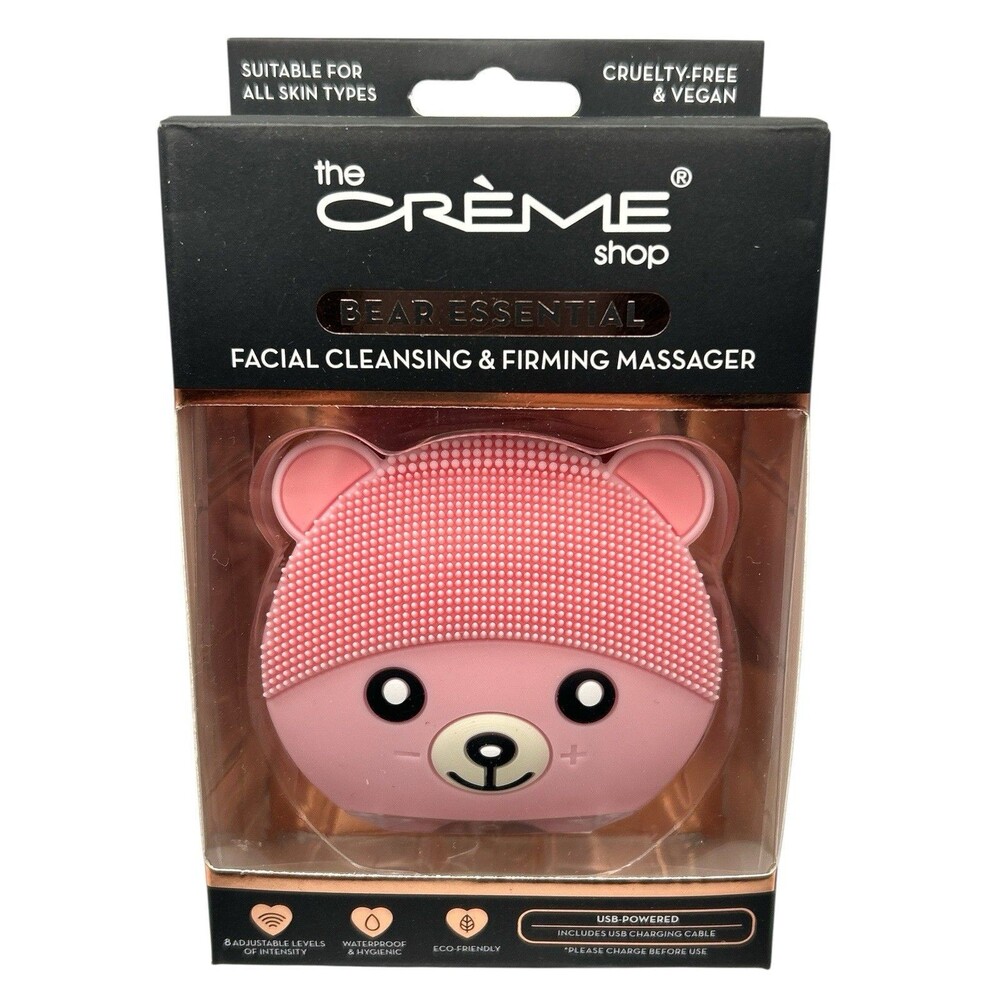 The Crème Shop Bear Essential Facial Cleaning & Firming Massager Rechargeable